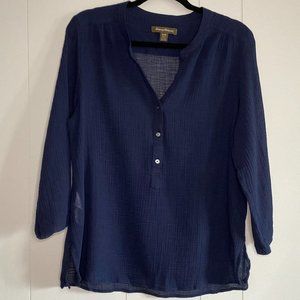 Tommy Bahama Navy Shear Blouse